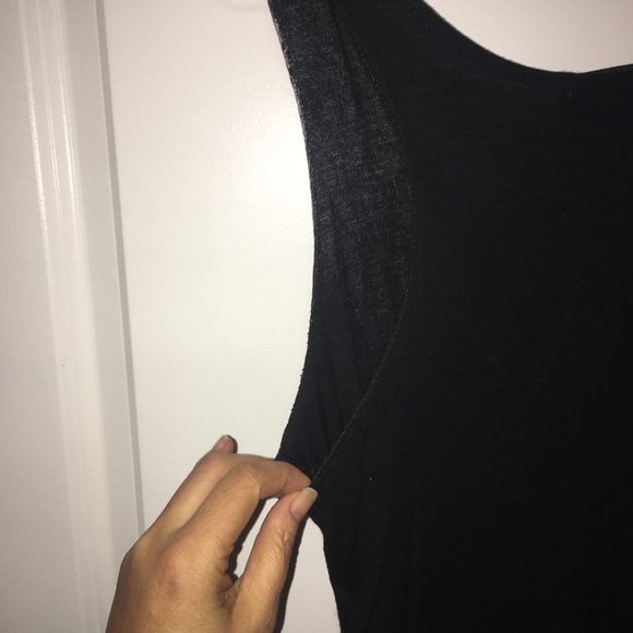 Katsumi Skull Tank Top Size S/M Black with lace printed skull. Soft & stretchy - Picture 4 of 8